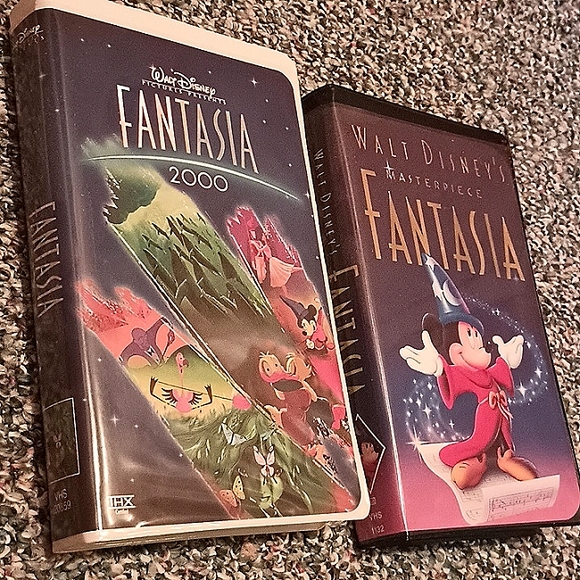 Disney's Masterpiece Fantasia & Fantasia 2000 VHS Excellent Condition - Picture 5 of 12